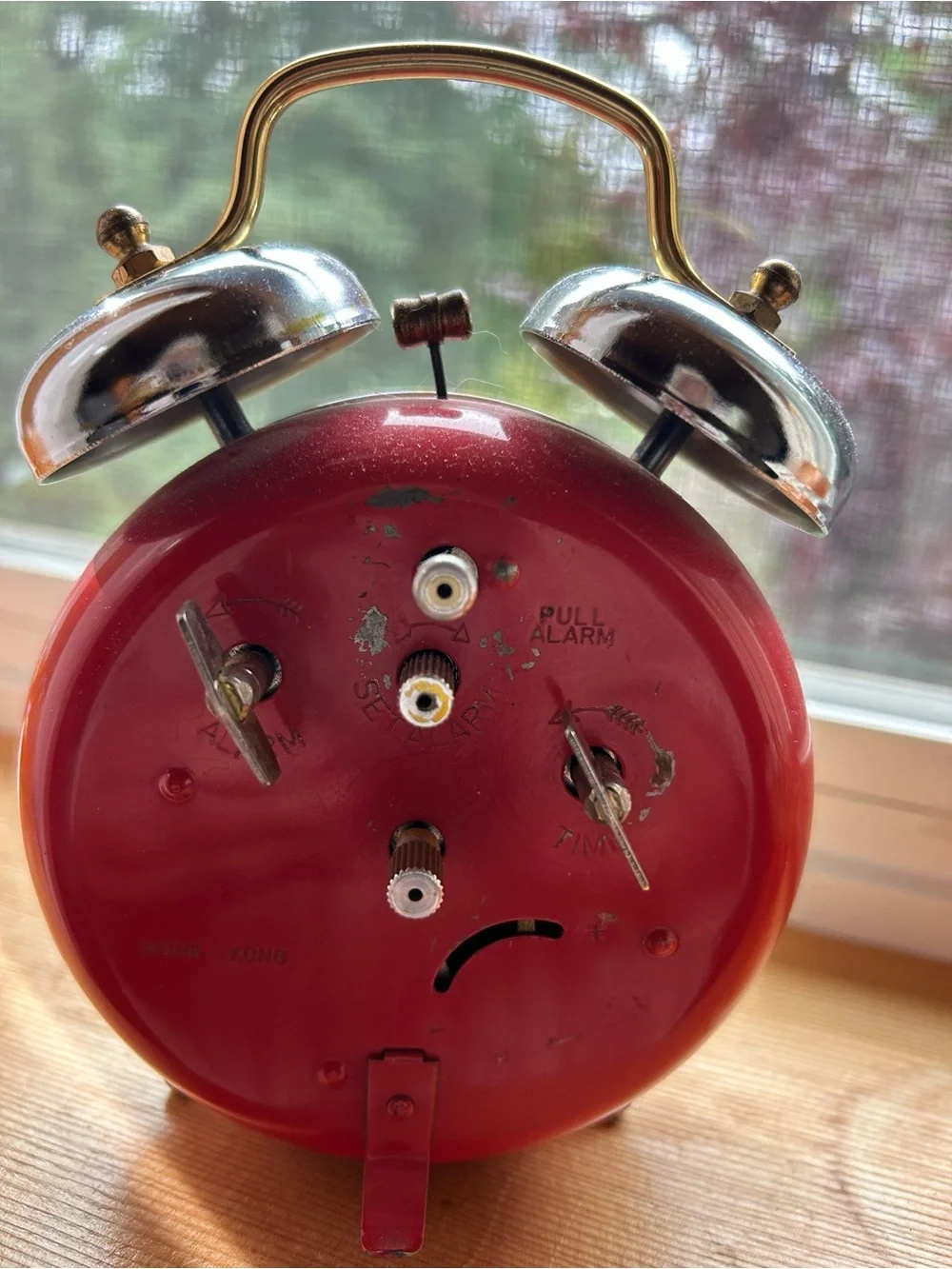 Walt Disney 1960’s Mickey Mouse “Sorcerer’s Apprentice” Vintage Wind Alarm Clock